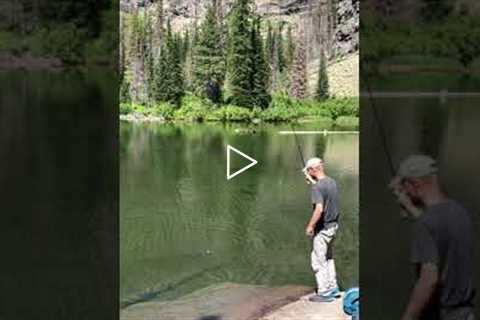 Tenkara for cutthroat on Snyder Lake in Glacier National Park