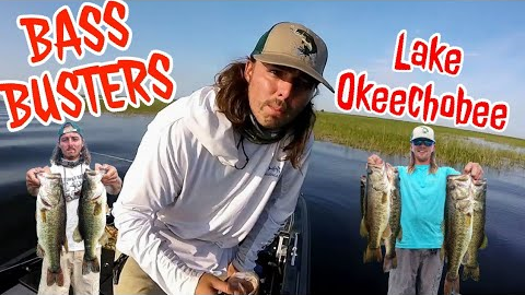 FISHING GRASS for GIANT BASS!! Bass Busters Team Derby on Lake Okeechobee