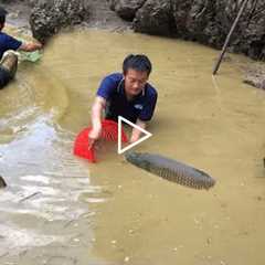 Catching bamboo worms, Catching fish helps fish brothers a lot / Farm life 22