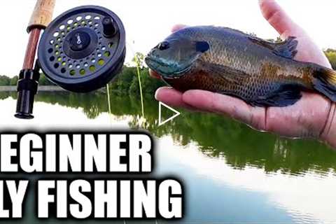 Beginner Fly Fishing - Fly Fishing for Bluegill From a Dock