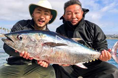 Two Sushi Chefs Catch and Prepare BLUEFIN TUNA