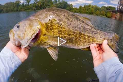 Fall Fishing For Bass: (Largemouth, Spotted Bass, AND Smallmouth) On A New Lake!