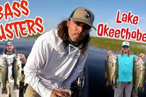 FISHING GRASS for GIANT BASS!! Bass Busters Team Derby on Lake Okeechobee