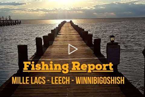 Fishing Report: Mille Lacs Lake, Leech Lake & Lake Winnibigoshish 09-23-2022