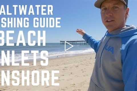 How to Catch Saltwater Fish from Shore, Beach, Inshore with No Boat!