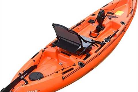 Riot Kayaks Mako 12′ Fishing Yak with Impulse Pedal Drive, Orange