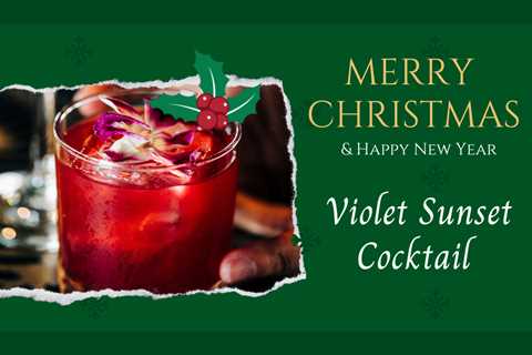 Cocktail of the Month…..The Violet Sunset