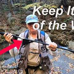 How To Use A Wading Staff when Stopped and Casting