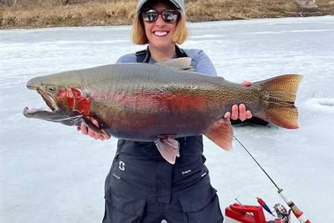 The Tale of a 20lb St. Valentine’s Steelhead Caught Through the Ice